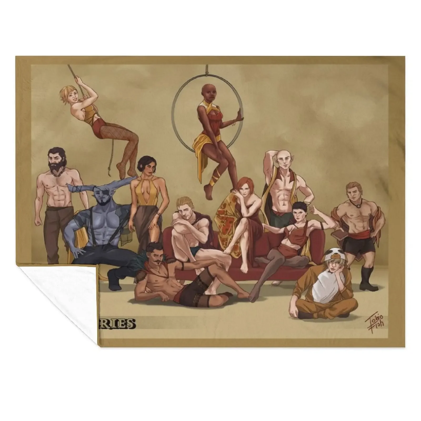 

Dragon Age Inquisition - PJ's Series Throw Blanket Blankets For Bed Polar Sofa Heavy Blankets