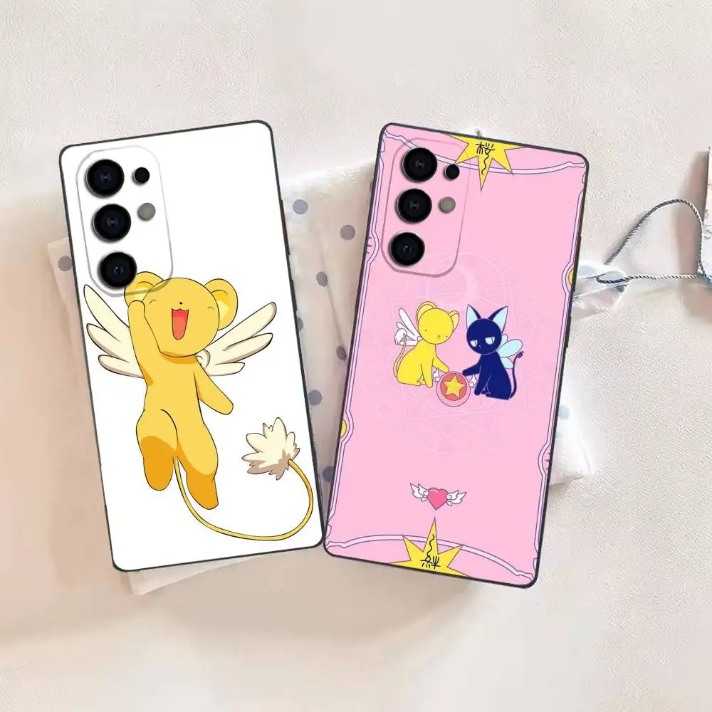 

Cute k-Kero C-Cerberus Soft Black Phone Case for Samsung S26,25,24,21,22,21,20,10,9,8,7,6Ultra,Plus,Fe, Lite