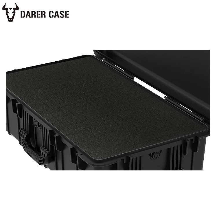 Carry Case duro com trava, Shell grande Case, DPC138-3, Ip67