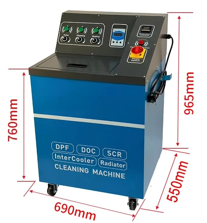 In-stock Engine DPF SCR DOC Cleaning Machine for Car & Truck Exhaust System Carbon Deposit Removal for Car Repair Shop