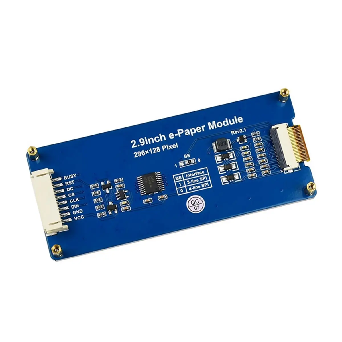 a91p-29-インチ電子ペーパーディスプレイモジュール-296x128-ナノ-spi-インターフェイス-diy-電子ペーパースクリーン用