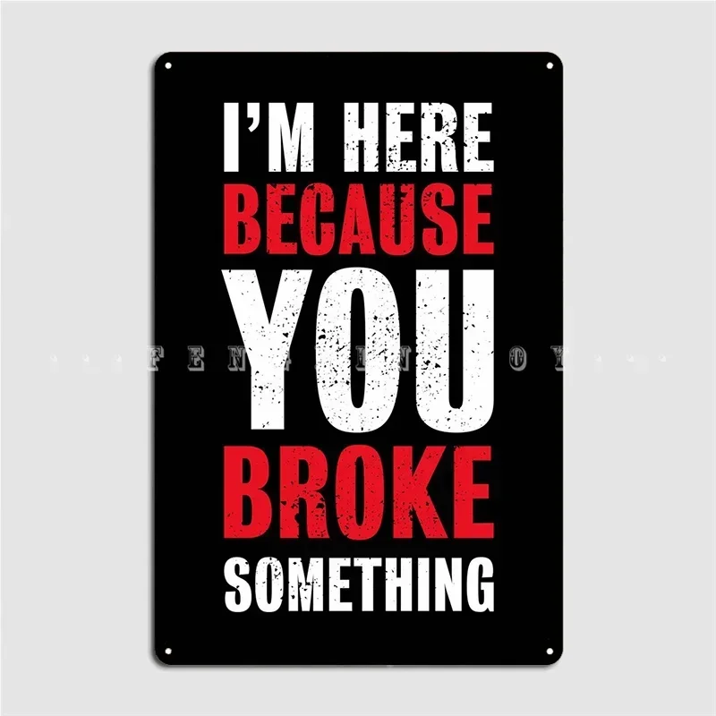 مضحك البرمجة هدية علامة معدنية سينما غرفة المعيشة تصميم نادي بار لوحات تين تسجيل ملصق