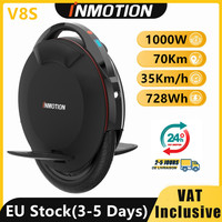 Original INMOTION V8S Electric Unicycle 1000W Motor 35KM/H Speed 70KM Range One Wheel Self Balancing Electric Scooter