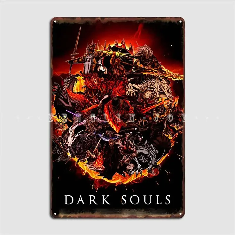 Dark Souls Metal Sign pub Club Bar Poster Funny Tin sign Poster