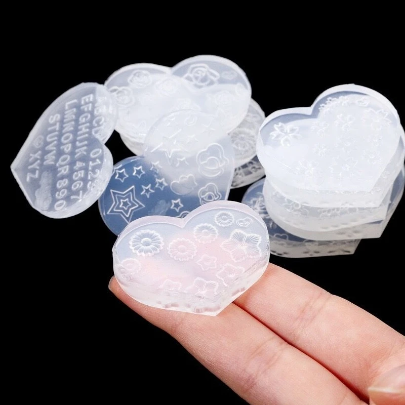 1Pc 3D Silikon Drücken Form DIY Produktion Party Nagel Dekoration Kunst Kawaii Katze Bär INS Stil Schmetterling Kamelie Schönheit charme