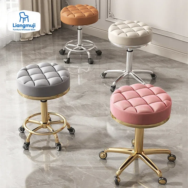 

Salon Chair for Hair Stylist Salon Chairs Barber Chairs Shop Hair Cosmetologist Vintage Folding Portable Barberia Small Work