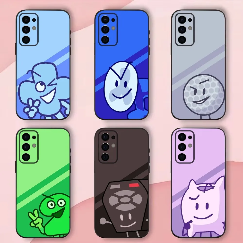 

Bfdi Battle For D-Dream Island Phone Case For Samsung S24,S21,S22,S23,S30,Ultra,S20,Plus,Fe,Lite,Note,10,9,5G Black Soft Shell