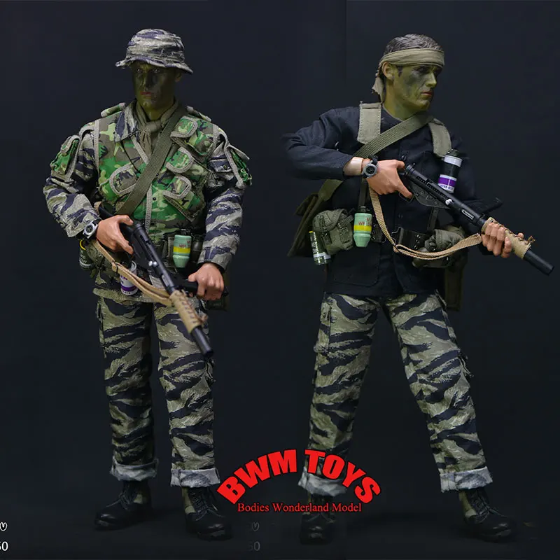 

В наличии UJINDOU UD9050 масштаб 1/6, мужской солдат, война во Вьетнаме, ВМС США, печать Vanguard, 12-дюймовая экшн-фигурка, коллекция кукол