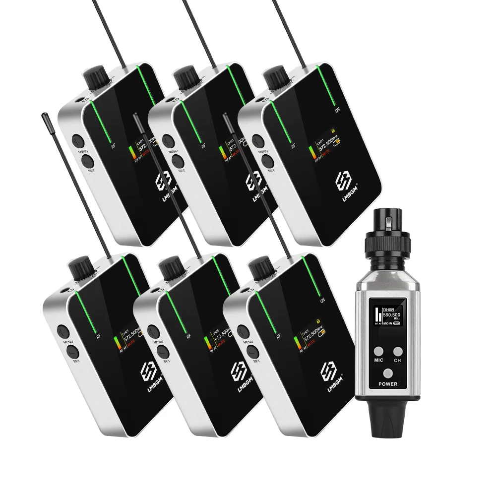 LMBGM AR9 In-Ear-Mono-Monitor mit 16 Signalkanalen und hochauflösendem TFT-Bildschirm, geeignet für Aufnahmestudios und Besprechungen – Detail 14