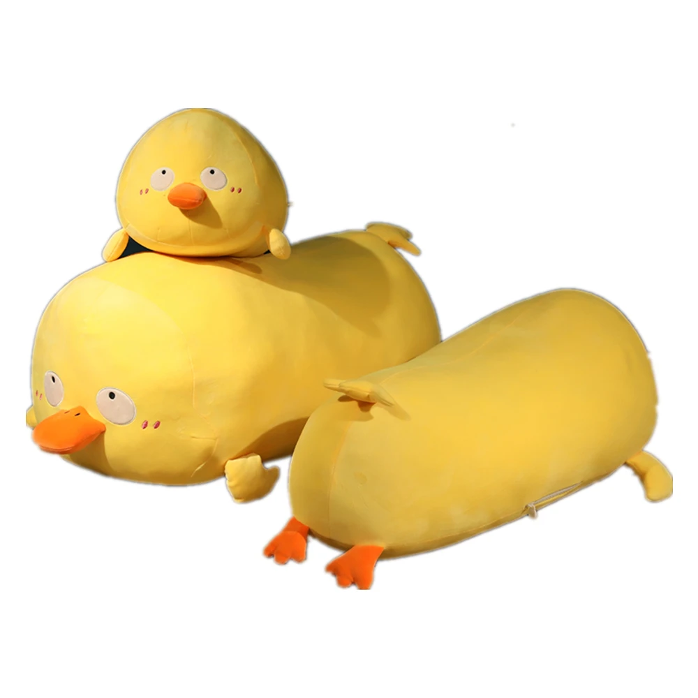 

1pc High Quality 60/80cm Cute Chick Pillow Chicken Cushion Plush Toy Holding Sleeping Doll Super Soft Birthday Gift For Kids