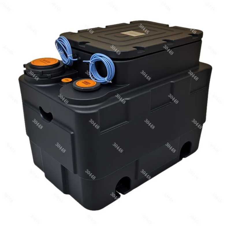Fully Automatic Grinder Pump for Villa Basement Bathroom Toilet - Anti-clogging Integrated Sewage Lifter