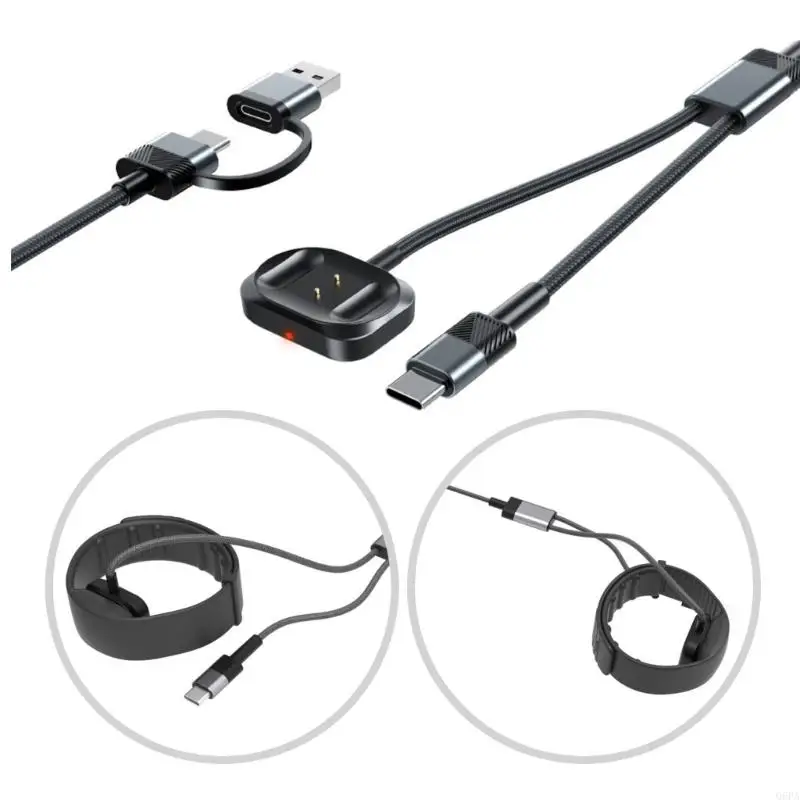 Q6PA Type C Backup Cable for Glasses Charging Case with Head
