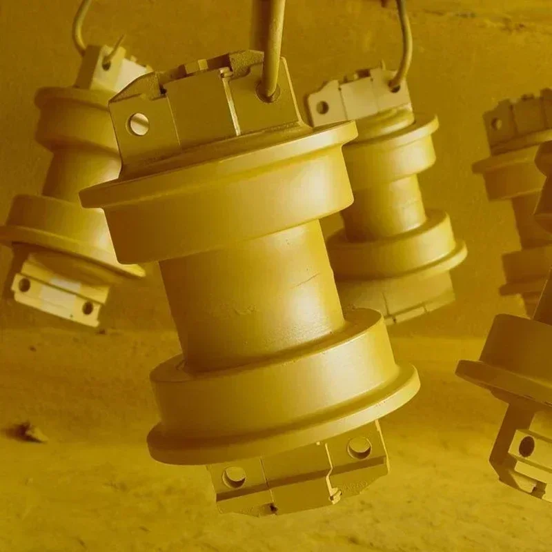 رائعة عالية الجودة المسار الأسطوانة أسفل الأسطوانة جرافة كوماتسو D20 D31 D50 D60 D65 D85 D155 Sf Df أسفل المسار الأسطوانة #3