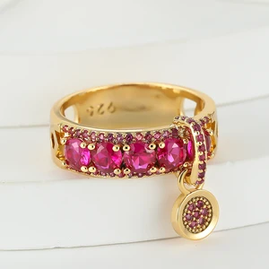 8 최고의 판매 핑크 스톤 링 - №4