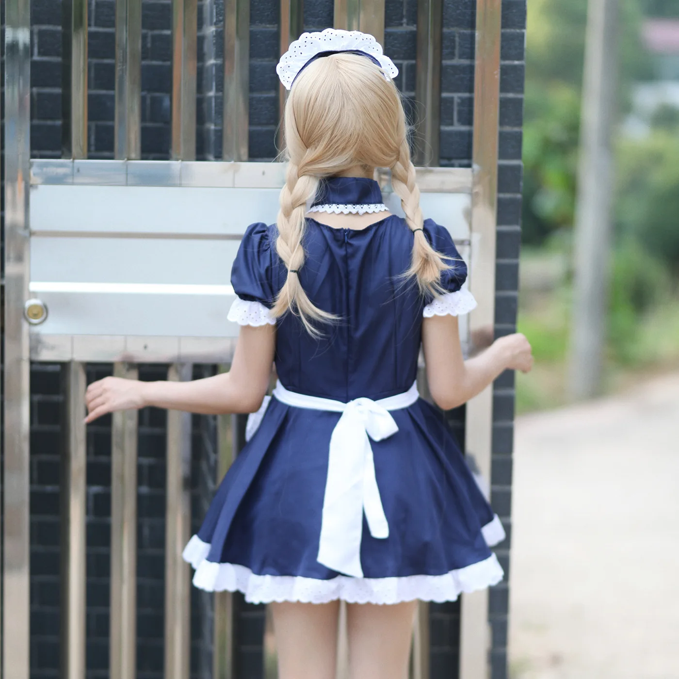 Original Akihabara japonais Sle mignon femme de chambre orm classique femme de chambre Costume Cosplay Performance tenue loween Costume