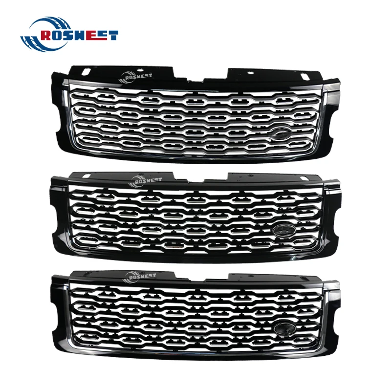 SVA Style Grille For Land Rover Range Rover Vogue 2018 2019 2020 2021 2022 Car Intake Hood Cover Mesh Grid Front Bumper Grill