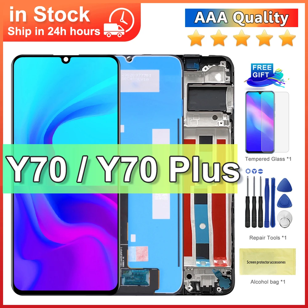 6.75\'\' For Huawei Nova Y70 MGA-LX9N LCD Display Touch Screen Digitizer Assembly For Huawei nova Y70 Plus LCD MGA-LX9