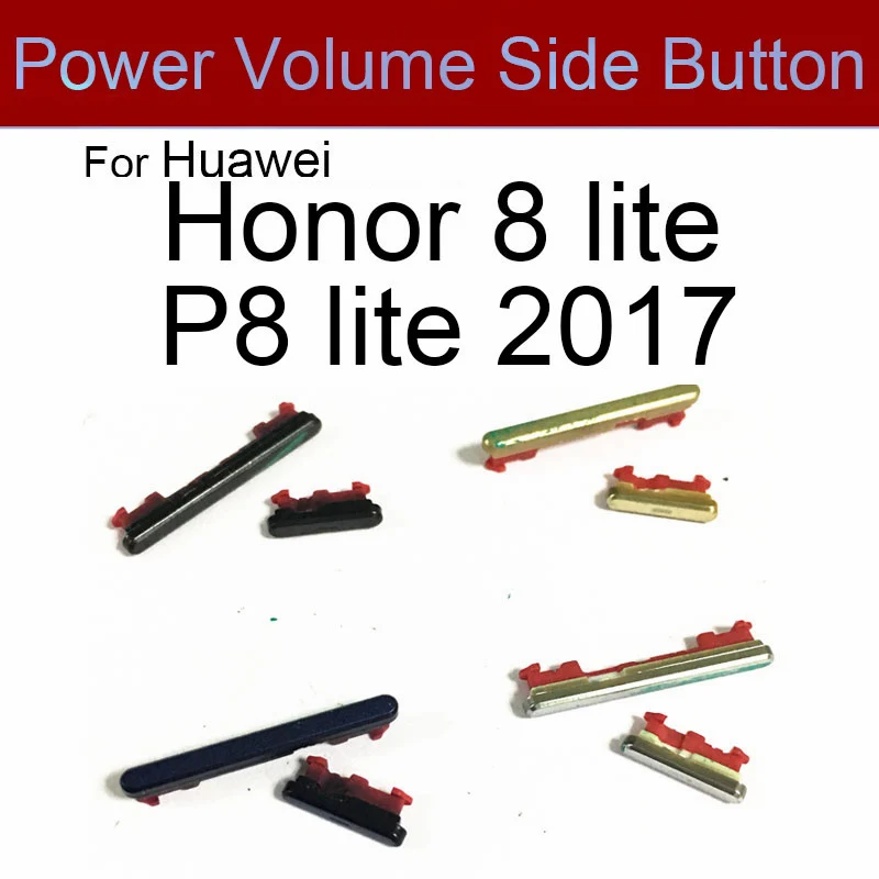 Power Volume Side Buttons For Huawei Honor 8 8A 8C 8X ON OFF Power Key Audio Control Button Side Key Replacement Repair Parts