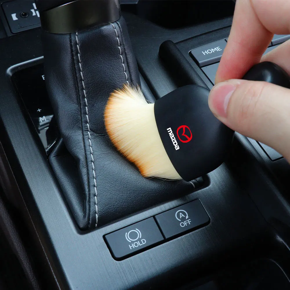 Car Interior Dashboard Air Outlet Cleaning Tool Gap Dust Removal Soft Brush For Mazda 2 3 MS Axela CX-5 CX-3 Demio CX-7 323 MPS