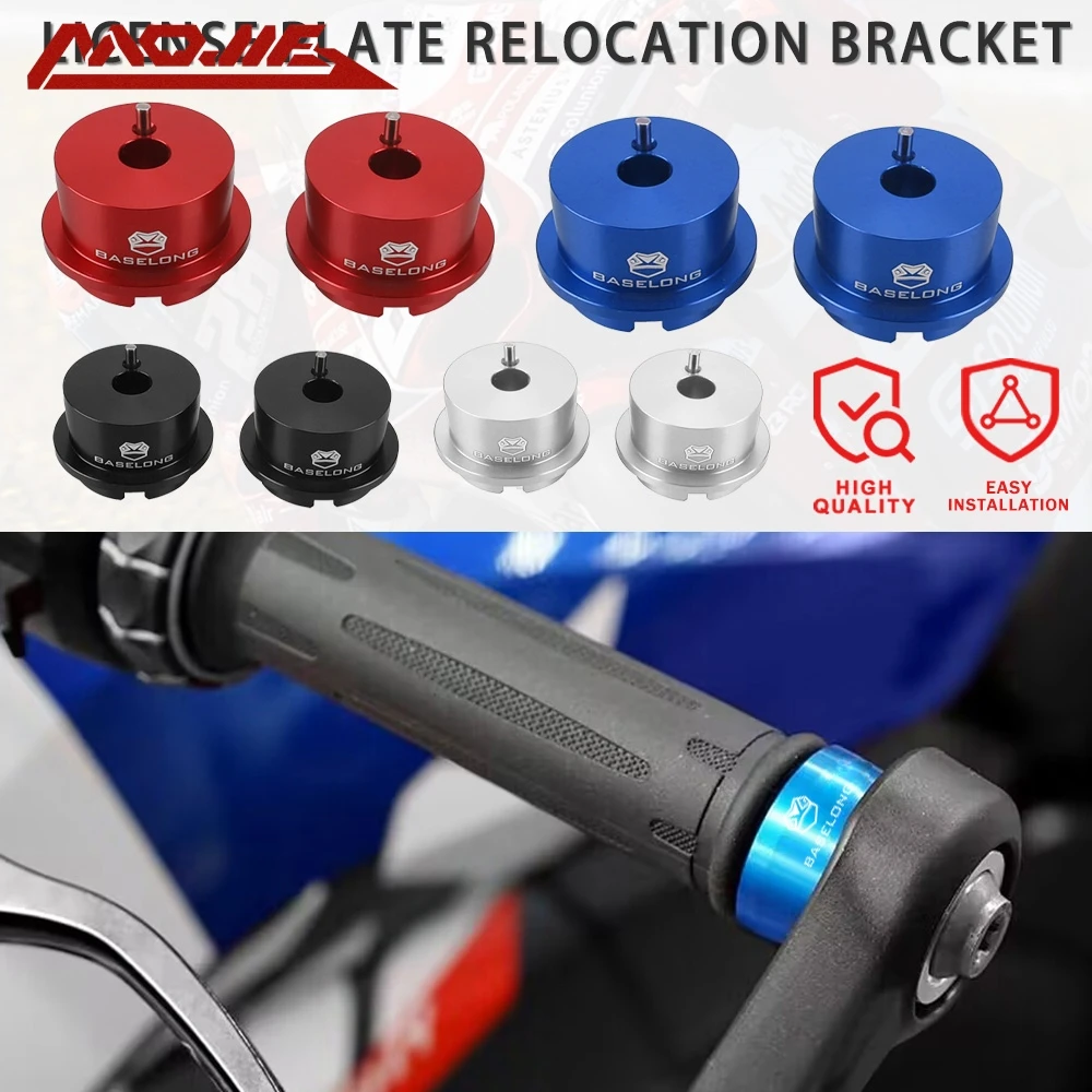 

2024 2025 Motorbike Handle Bar End Cap Handlebar Grips Plugs Caps Spacer Kits For BMW R1300GS R 1300 GS Adventure/Trophy/TE 2023