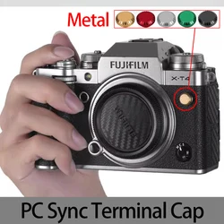 Metal PC Sync Terminal Cap Flash Cover for Fuji XH2S X- H2 H2S T4 T5 GFX50R XT5 XT4 XT3 Nikon FM3a Lumix S1R Camera Accessories