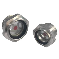 Verre de vue en aluminium pour tour à compresseur d'air, M10, 12, 14, 16, 20/22, M60, 1/4