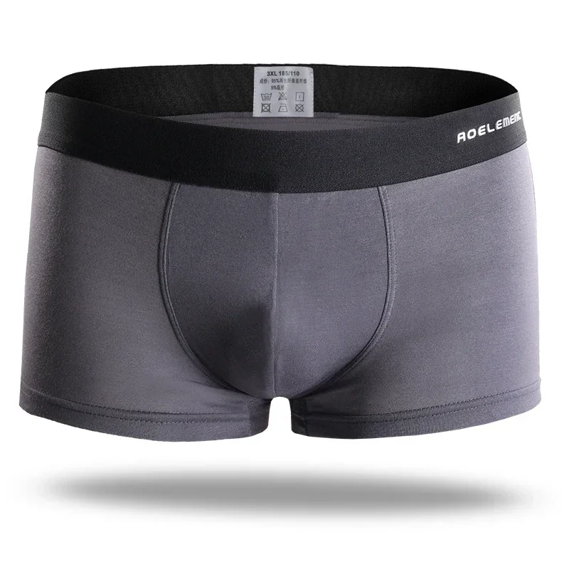 Calzoncillos de hombre 5 uds: Boxers finos y transpirables de primavera/verano, boxers cómodos de tiro medio de color sólido, pantalones juveniles para niños