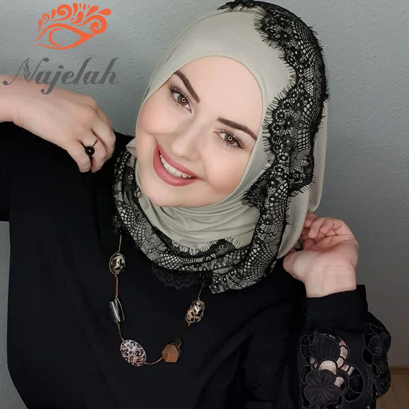 Islamska szyfonowa modna hidżab Abaya Hijabs dla kobiety Abayas szal z dzianiny sukienka muzułmańska kobiety turbany natychmiastowa Turban chusta na