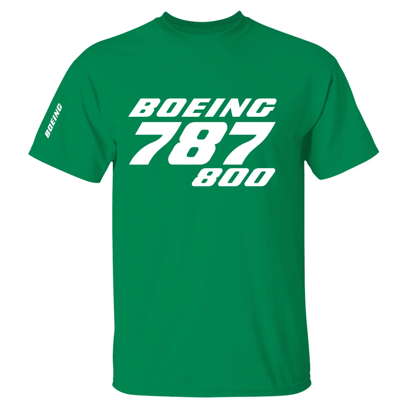 Summer Cotton Graphic T Shirts Men Women Boeing 787-800 Aviation Flight Pilots Short Sleeve T-shirts