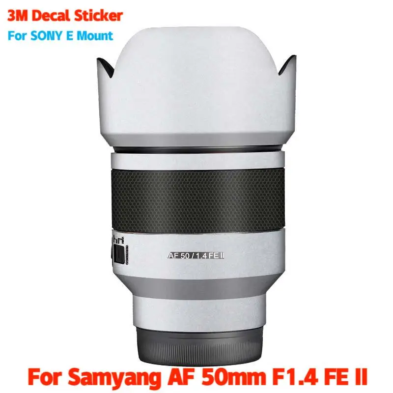 AF50 F1.4 FE II Anti-Scratch Lens Sticker Protective Film Body Protector Skin For Samyang AF 50mm F1.4 FE II for SONY E Mount