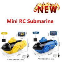 Mini RC Submarine 10km/h Radio Remote Controlled Ship Dual Motor Submersible Electric Children's Toys Waterproof