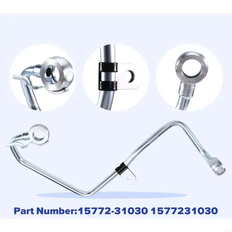 M76E Motorölleitungsrohr 15772-31030 Metall-Serviceteil für Ölsystemreparatur, Leckageservice, routinemäßige Wartung – Detail 5