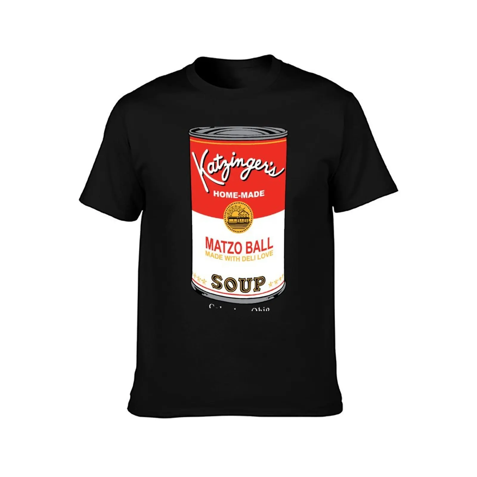 Matzo Ball Soup Can T-Shirt Breathable Workout Short Sleeve Top T-Shirt