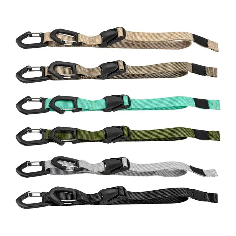 

1PC Travel Tied Black Durable Nylon Cargo Tie Down Luggage Lash Belt Strap With Cam Buckle Travel Kits Outdoor Camping Tool