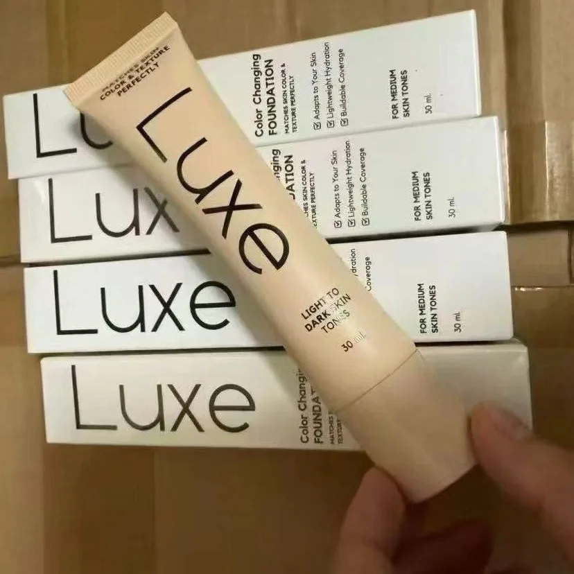 LUXE Color Changing Foundation Makeup,SPF15 Sunscreen Waterproof Full Coverage Concealer Foundation For Acne,Blemishes,Wrinkle