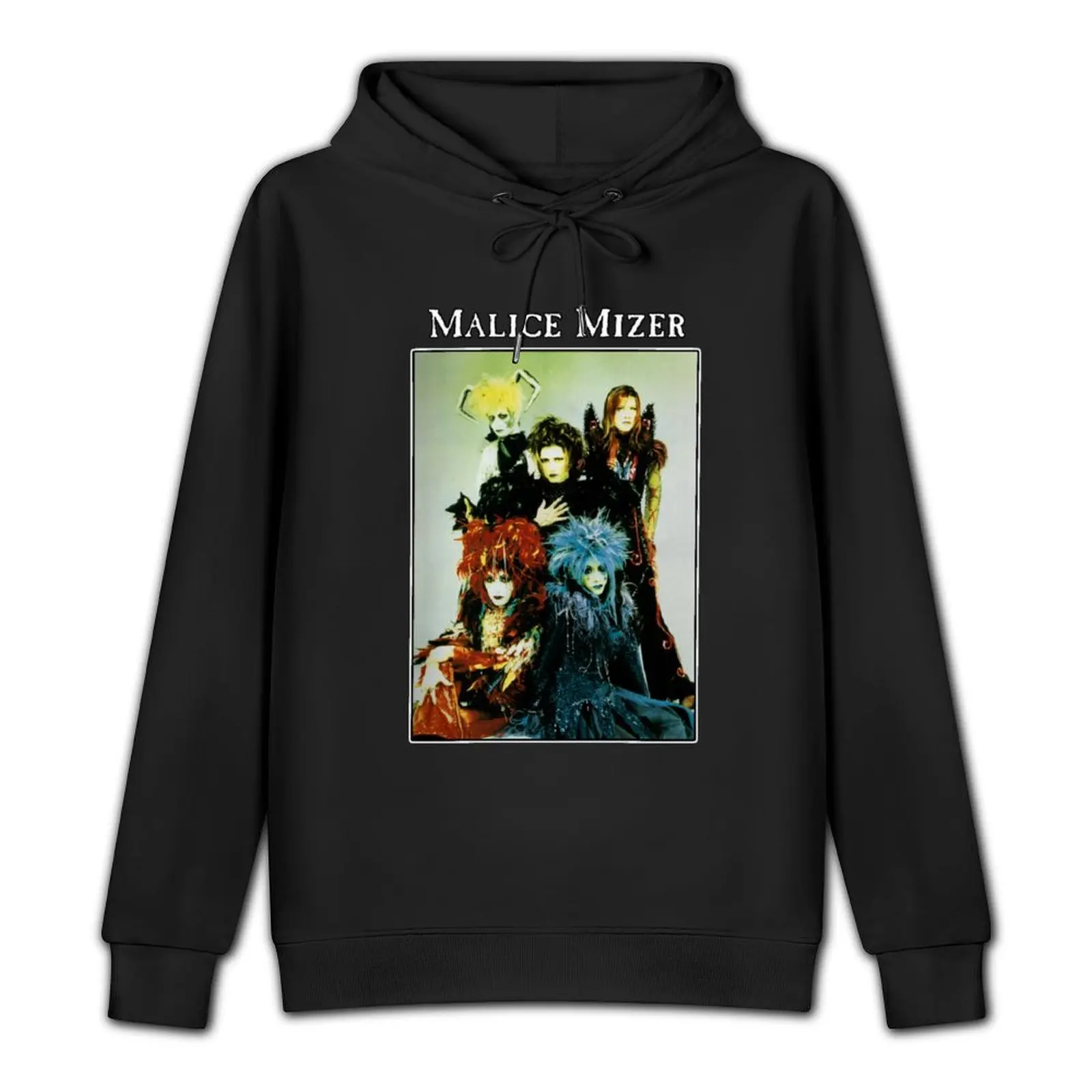 MALICE MIZER - merveilles Era Band Picture (Visual kei J-rock band with Gackt & Mana) Pullover Hoodie male clothes hoodie man