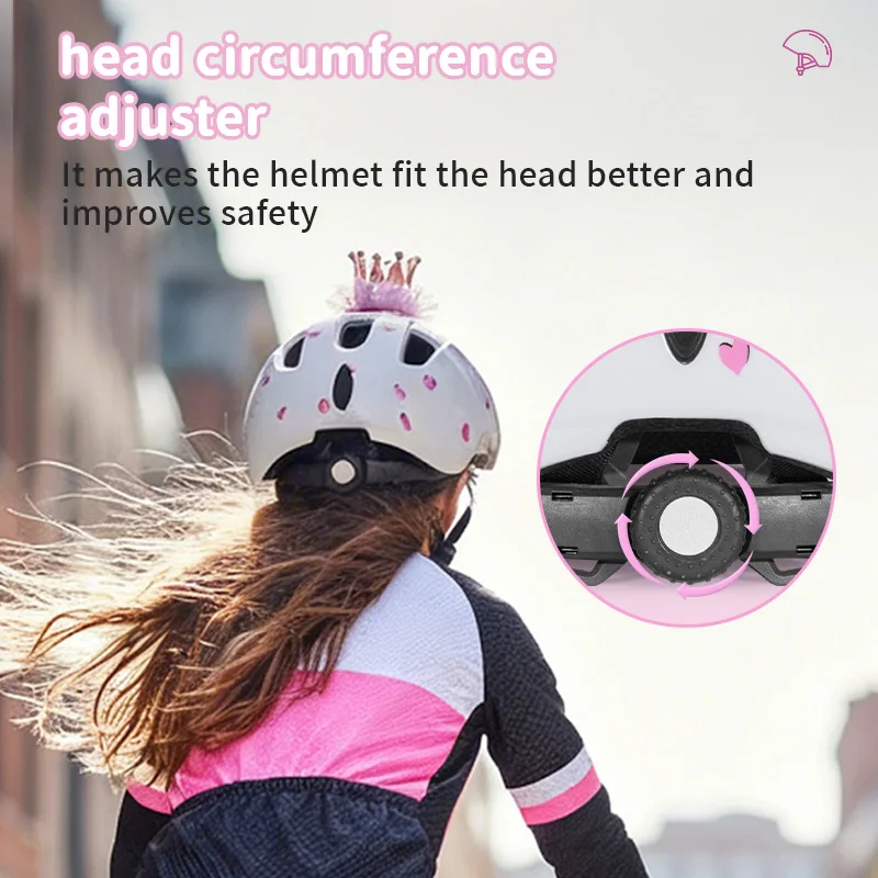 

Детский шлем, защитное оборудование, скейтборд, роликовые коньки, велосипед, корона для девочек, милый шлем