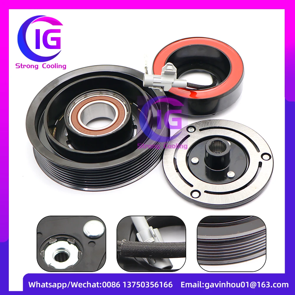 

Муфта компрессора кондиционера для Toyota Hilux KUN26R KUN16R 1KD 3.0L 2005-2012 гг., 2473006830, 4472608020, 8841071060, 8841071050