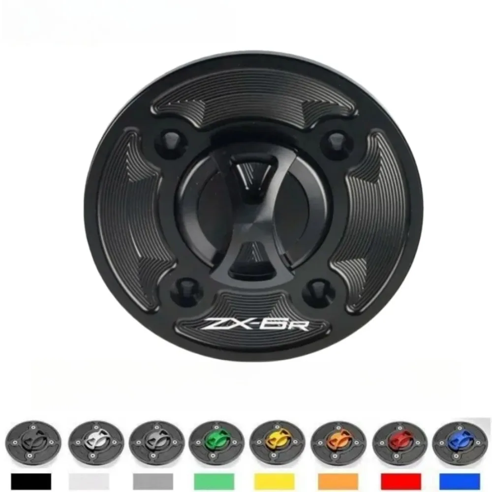 For Kawasaki ZX6R 636 ZX6RR 2019 2020 2021 2022 2023 2024 2025 Keyless Motorcycle Fuel Gas Tank Cap Cover