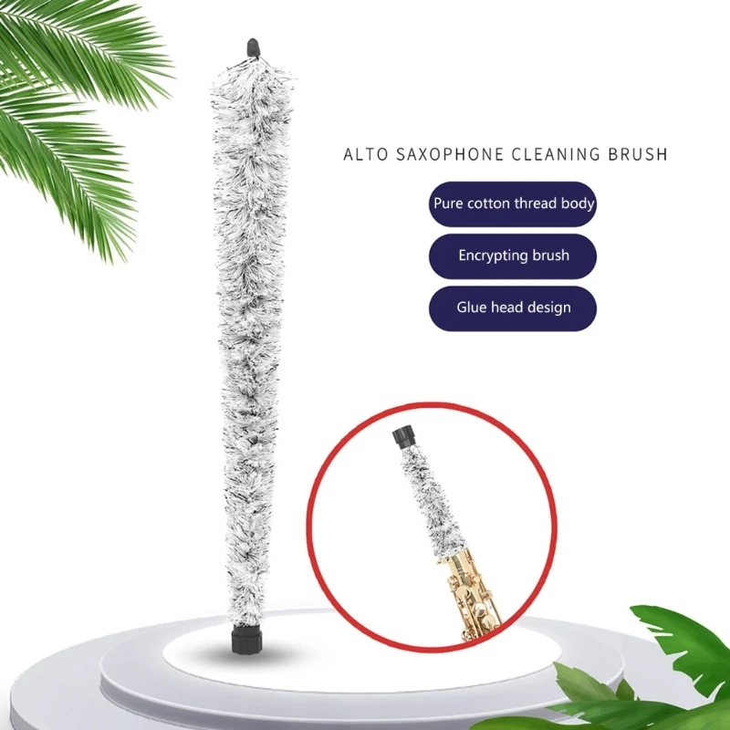 Sax Cleaning Brush Tenors Sax Clean Maintenance Cleaner Maintain Care Tool Brush