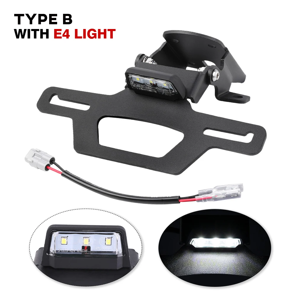 ZX6R 2024-2026 License Plate Holder with LED Light