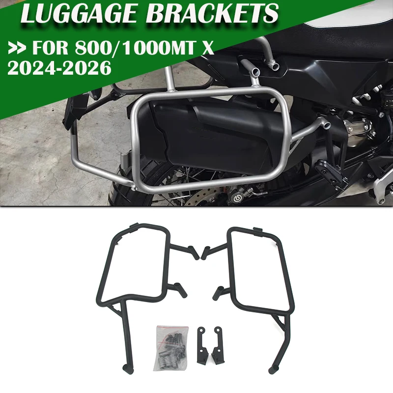 

Rear Luggage Rack Cargo Side Panniers Rack Luggage Saddlebag Carrier Bracket For CFMOTO 800MT-X 1000 MT-X 800MTX MTX1000 2024 -