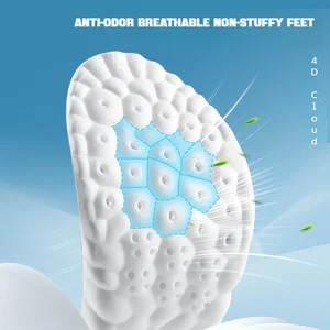 4d weiche Schuhe Stoffe, Plantarfasziitis, Bogenunterstützung, orthopädische Einsätze, Stoßdämpfersport, 1 Paar 8 Hauptverkäufe Innensohle, um das Pflanzen einfacher zu machen - №3