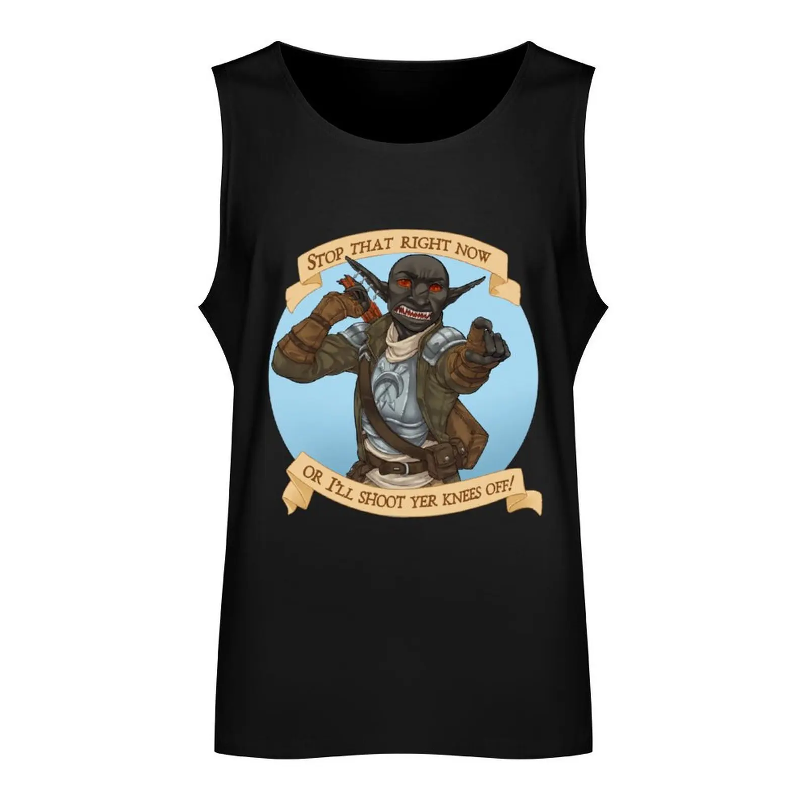 Grizzop drik acht Amsterdam - Rusty Quill Gaming Tank Top sleeveless tshirts for men sports suits T-shirt for fitness