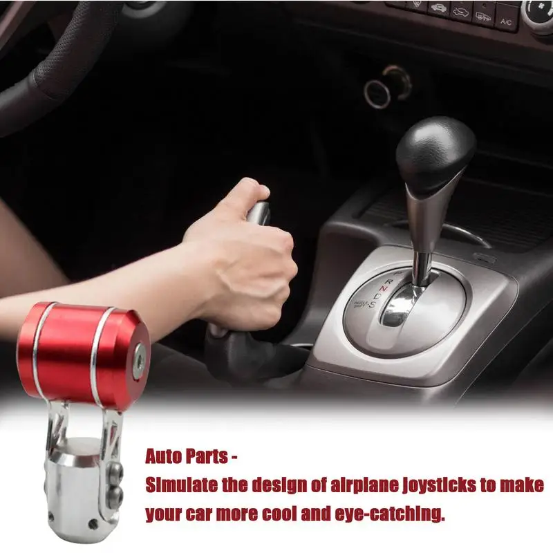 Automatic Shift Knob Shift Lever Knob Head Aluminum Simulated Aircraft Control Stick Heavy Weighted Shifter Knobs Fits Most