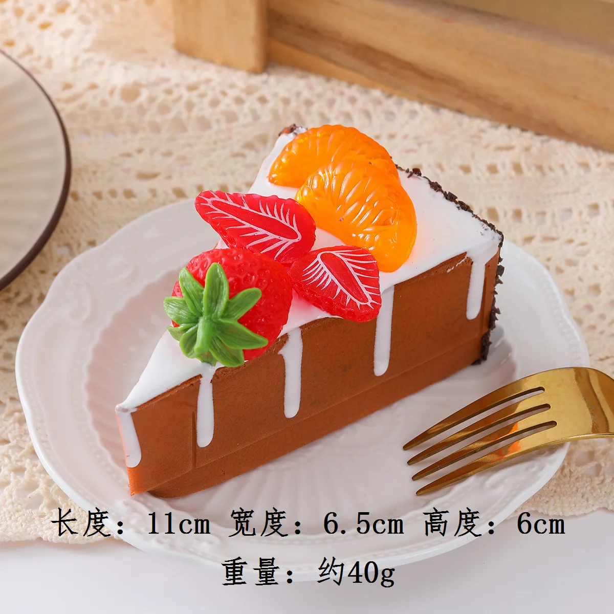 Kunstmatige Fruitcakes Dessert Nep Voedsel Brood Simulatie Taart Model Decoratie Fotografie Props Display 6 stk/partij