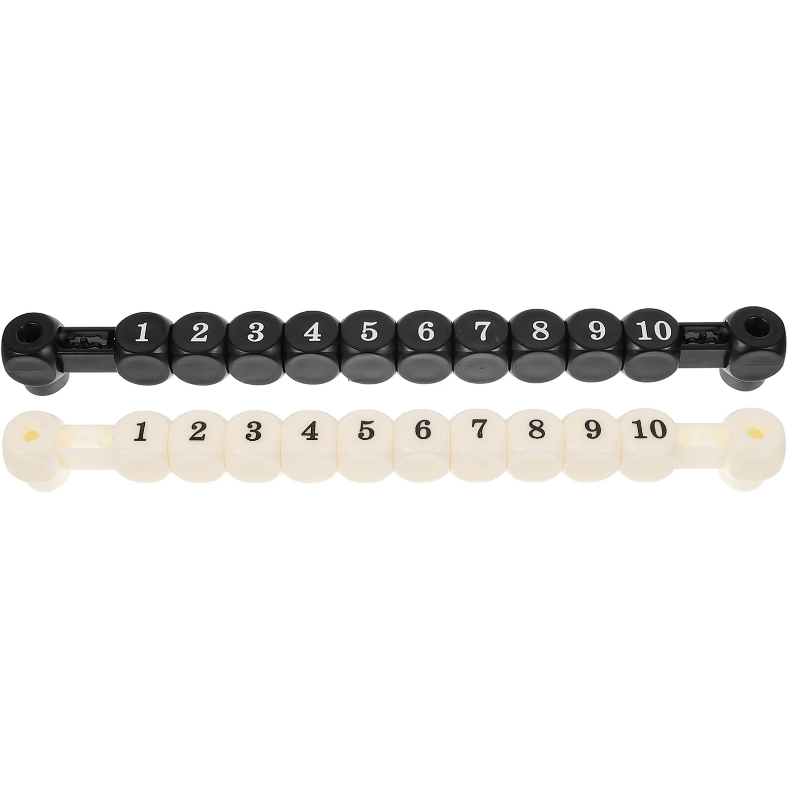 

2Pcs Foosball Score Counters Sturdy Plastic Table Football Scorekeeper Bars Multifunctional Scoring Markers Portable