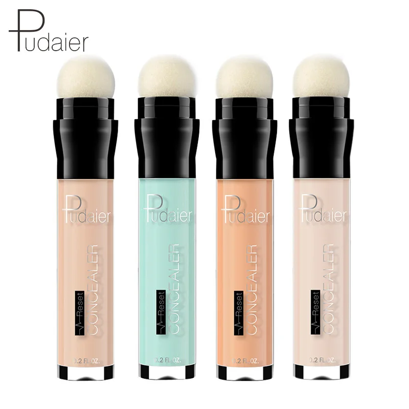 

Pudaier Mushroom Liquid Concealer Face Makeup Dark Circles Corrcetor Blue Cream Make up Cosmetics Smooth Foundation Soft Pen 1Pc