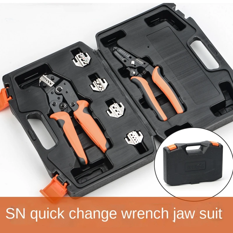 Crimping Pliers Set Jaw Kit for 2.8 4.8 6.3 Vh3.96/tube/insulation Terminals Electrical Clamp Min Tools AFZ001 view 2