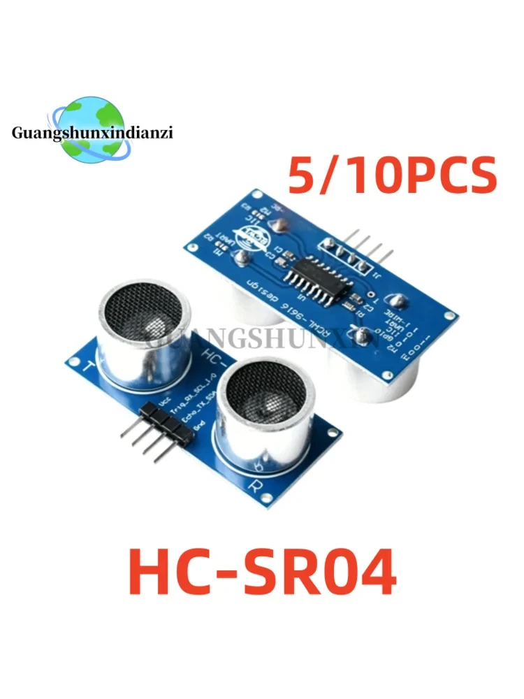 5-10 SZTUK 100% NOWY HC-SR04 HCSR04 Ultradźwiękowy moduł pomiaru odległości Czujnik odległości 3.3V-5V Najwyższa jakość Dostępny w magazynie — zdjęcie produktu 6